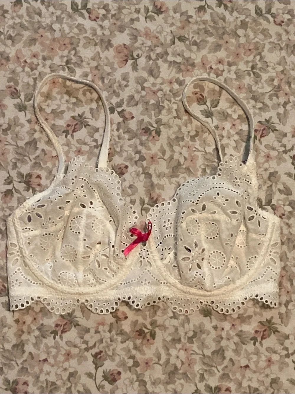 NWT Playful Promises Camille White Balconette Bra